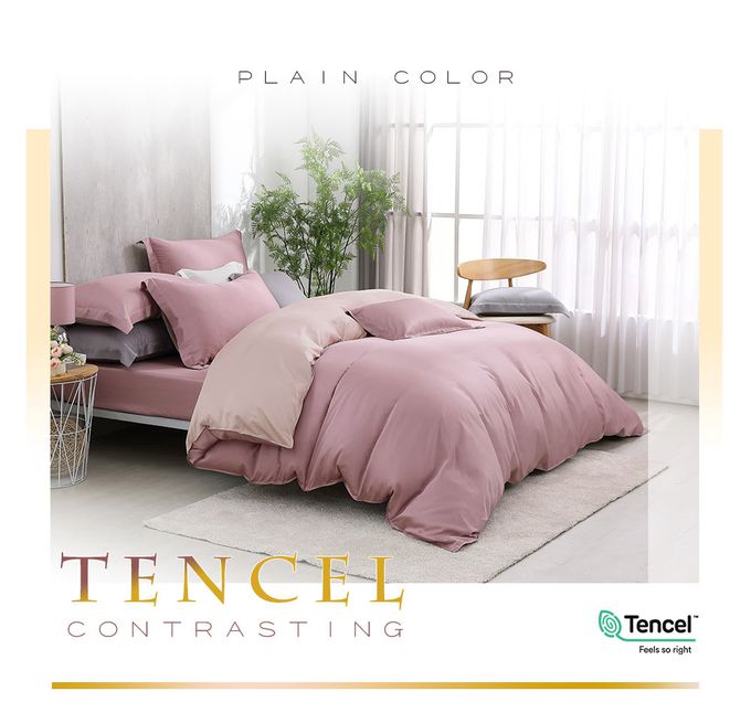 鴻宇 HongYew - 雙人兩用被套/ 天絲300織 / 素色 天絲 萊賽爾-赫本絲