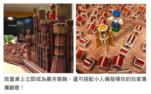 4D Cityscape - 3D-模型拼圖-冰與火之歌:君臨城-260片