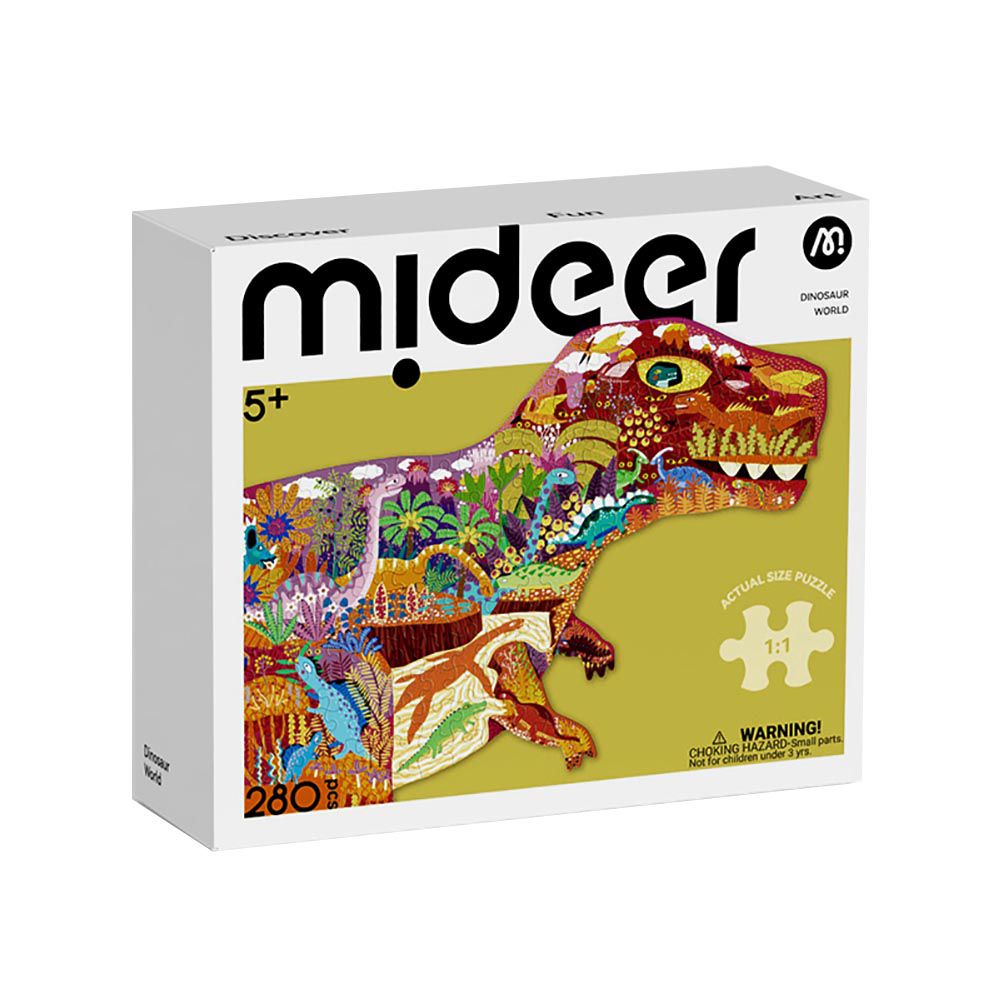 恐龍藝術拼圖(280片)，2025新版