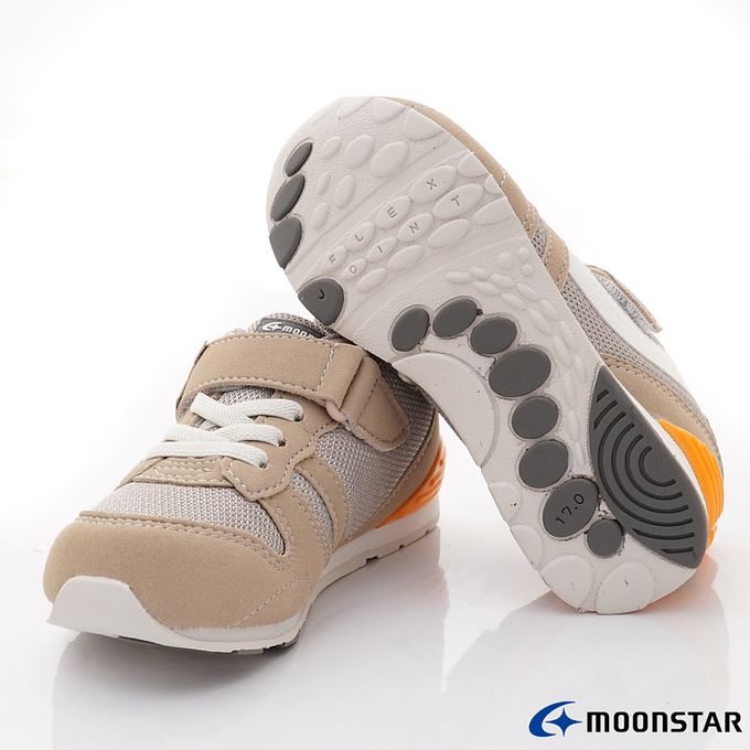 Moonstar日本月星 - 月星HI系列十大機能款-MSCNC2121S8卡其(中大童段)-機能運動鞋-卡其