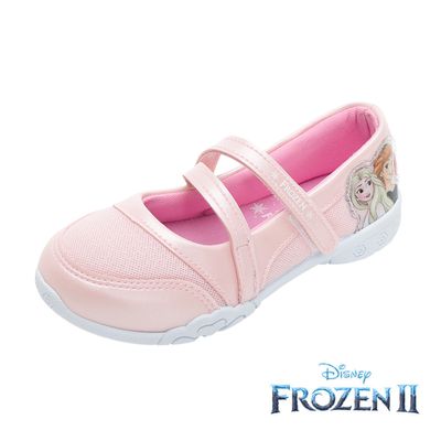 迪士尼Disney - 【幼稚園室內鞋】冰雪奇緣 童鞋 公主休閒鞋 FNKP37203-絆帶設計穿脫方便-蜜桃粉-(中童段)