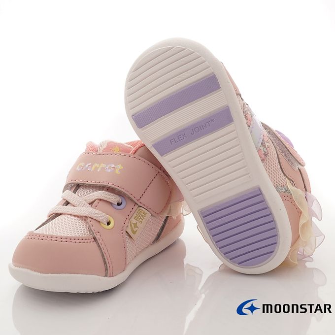 Moonstar日本月星 - 赤子心系列寶寶學步款(寶寶段)-學步鞋-粉