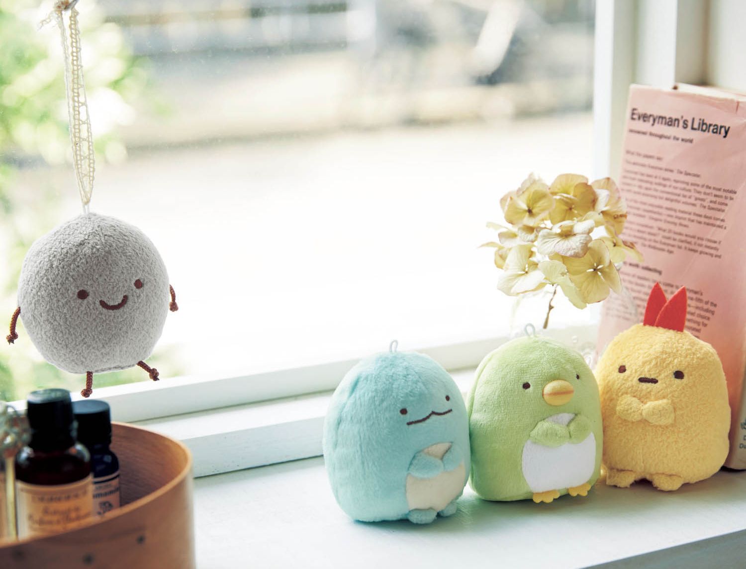 日本千趣會 - 角落生物 除臭除濕玩偶-裹布-粉點點 (約6~7cm高)