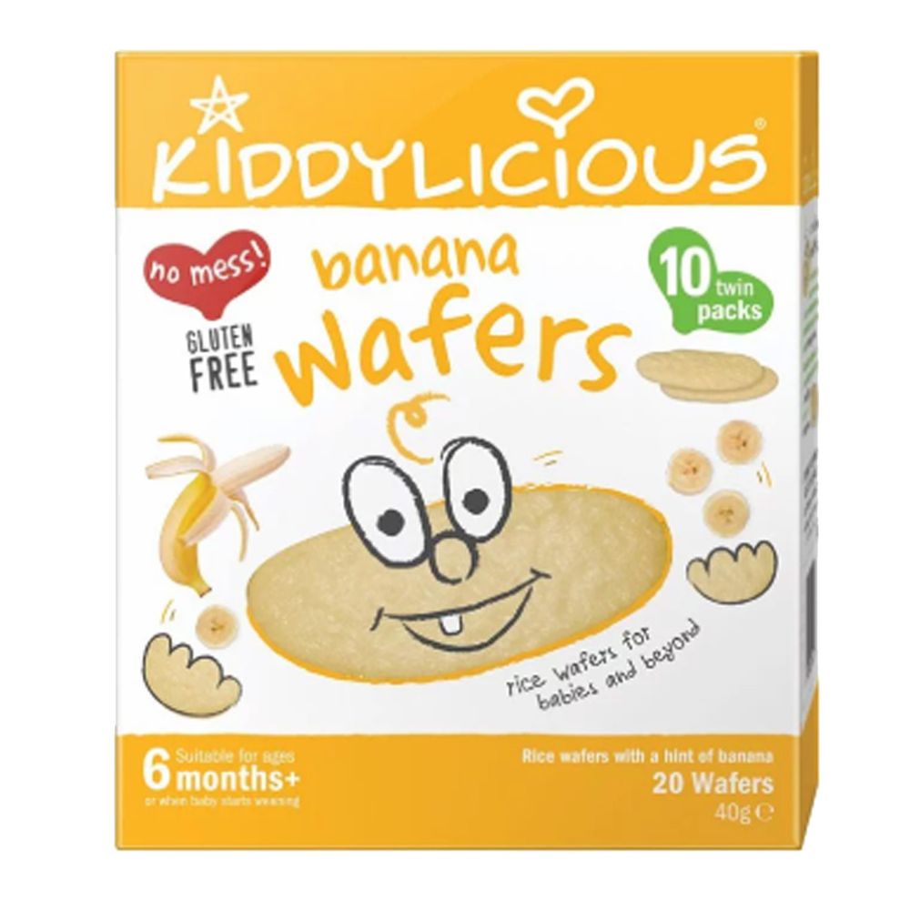 kiddylicious 英國童之味 - 香蕉泡泡米餅(2020/04/01)-40g/盒