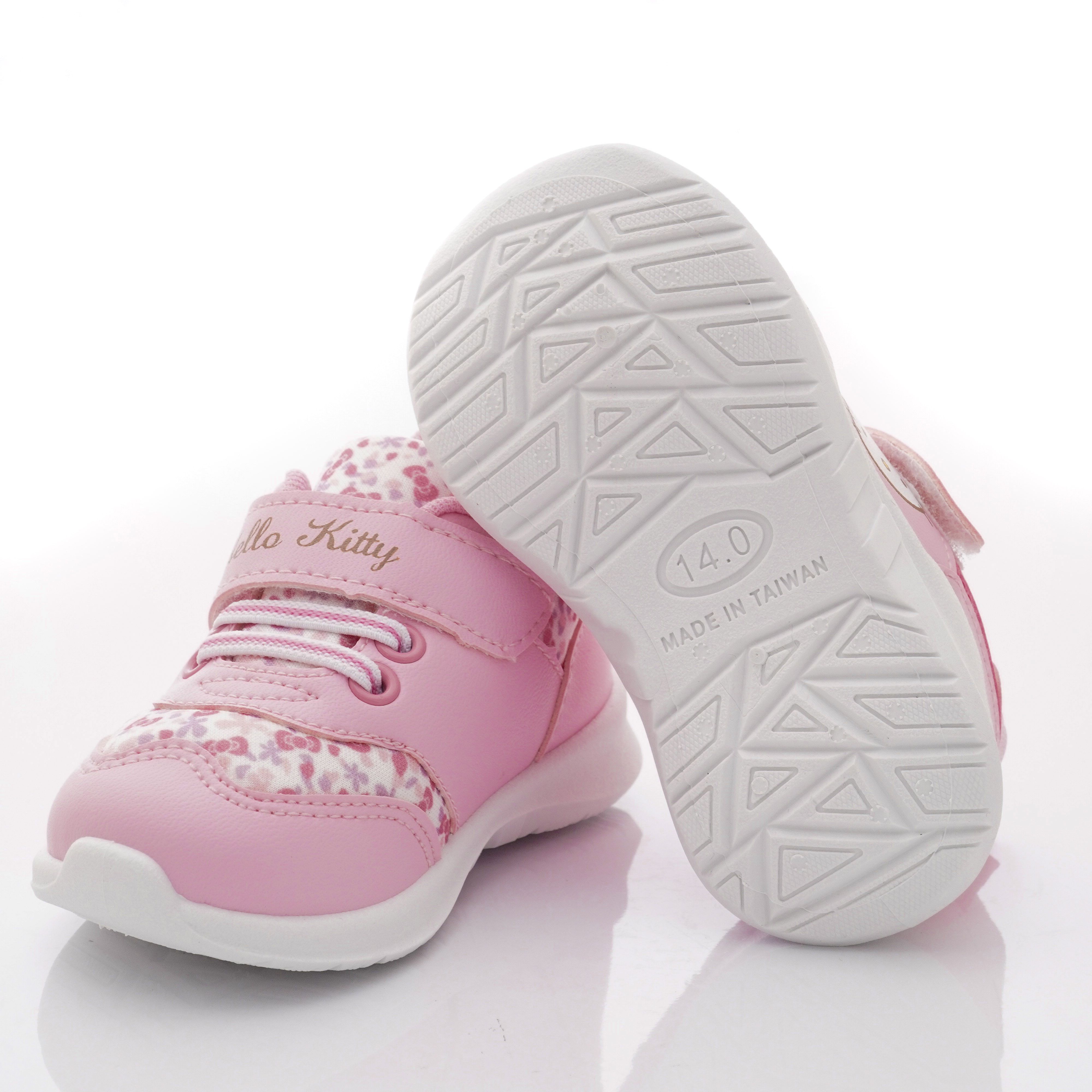 HELLO KITTY - 小碎花運動鞋款(小童段)-粉