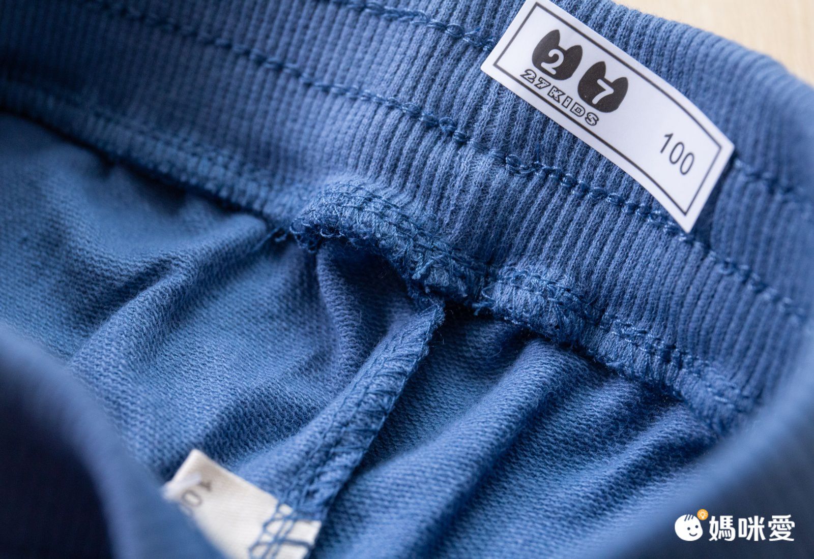 3D恐龍五分褲-深藍