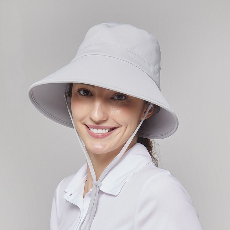 抗UV防曬遮陽漁夫帽-玫瑰粉