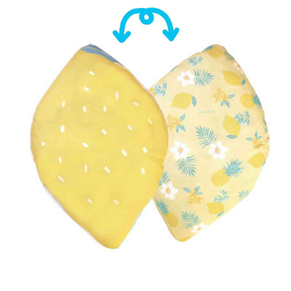 日本 BISQUE - snow cool接觸涼感造型抱枕-沁涼檸檬 (53.6x75cm)