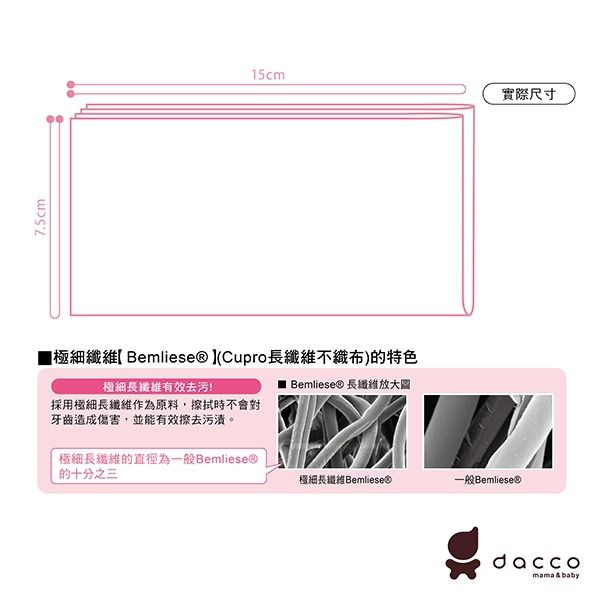 日本 OSAKI 大崎 - 日本製嬰兒潔牙棉 (28入)