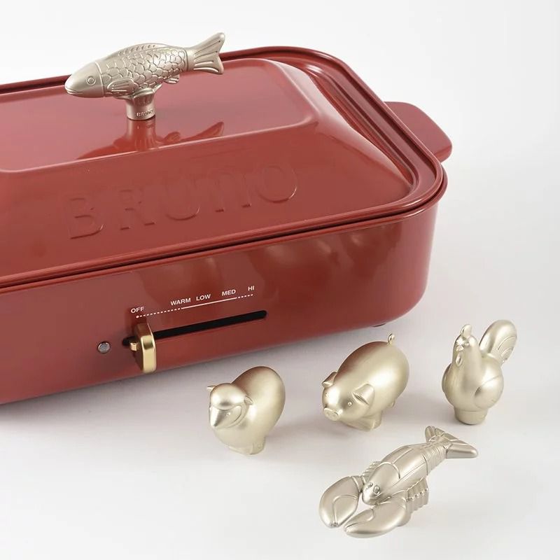 日本 BRUNO - 多功能電烤盤專用配件 造型旋鈕(ROOSTER公雞)