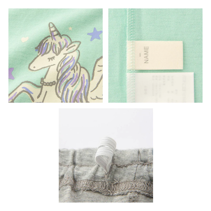 日本千趣會 - GITA 純棉涼爽短袖家居服/睡衣-sogni-粉橘x深灰