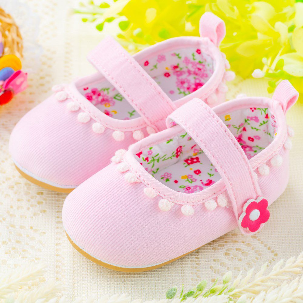 nikokids - 軟Q底學步鞋-粉色(SG578)