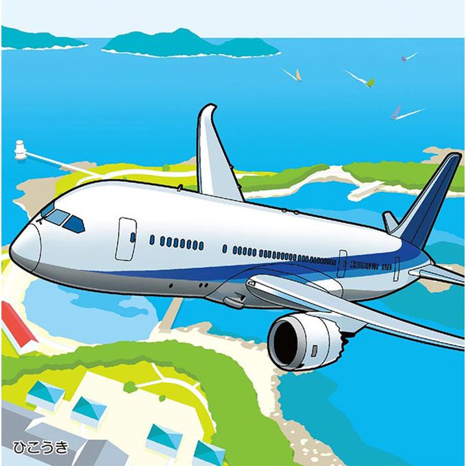 KUMON - 益智拼圖STEP 1-2 交通工具-2pcs*2/3pcs*2/4pcs*2/6pcs*2