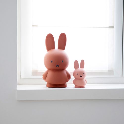 Miffy-MIFFY米菲兔商店 - MIFFY家族 YOU & Me 大小兩入 畢業禮物 生日禮物 永恆難忘禮物-紅棕色 (小+中)