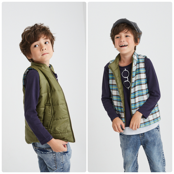 【麗嬰房Little moni 3M科技羽絨外套/背心】下雨沒帶傘也不怕～