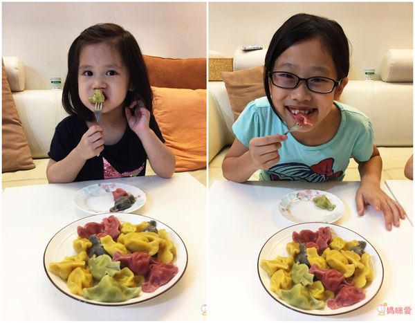 天然無添加、無人工色素【詹鬼媽咪糖果幼童手工水餃】