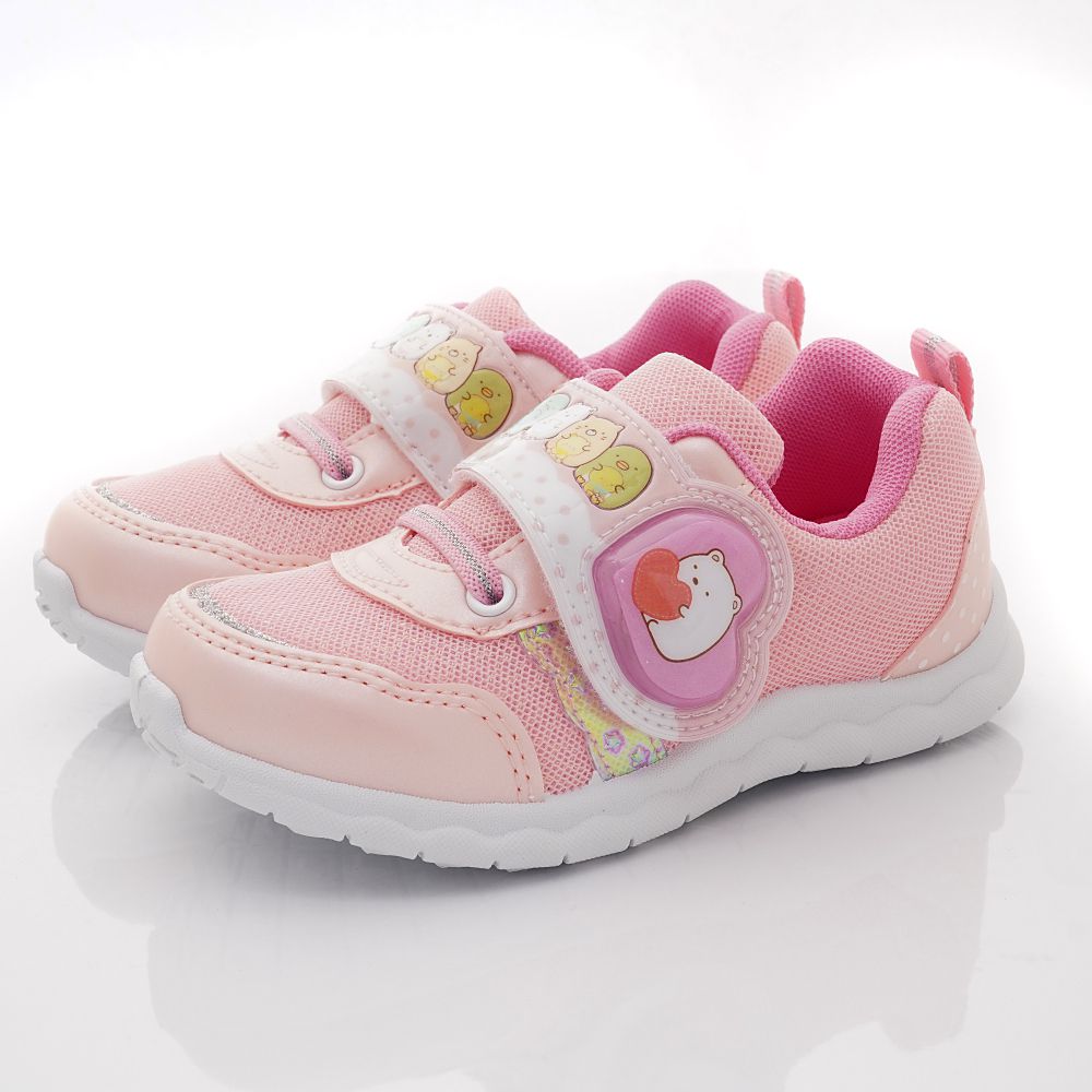 角落生物 - 台灣製電燈運動鞋(中小童段)-運動鞋-粉