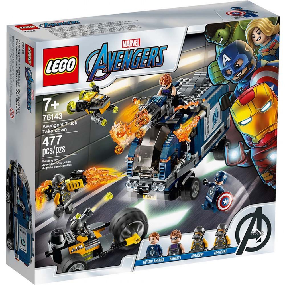 樂高 LEGO - 樂高 SUPER HEROES 超級英雄系列 -  Avengers Truck Take-down 76143-477pcs