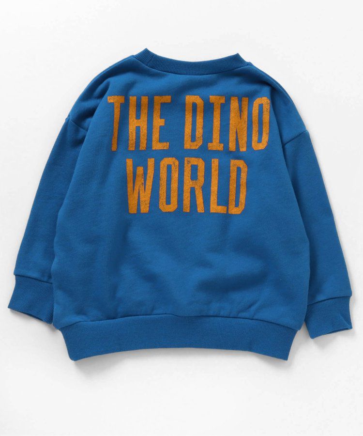 日本 BREEZE - 白堊紀公園純棉裏毛長袖上衣-黑