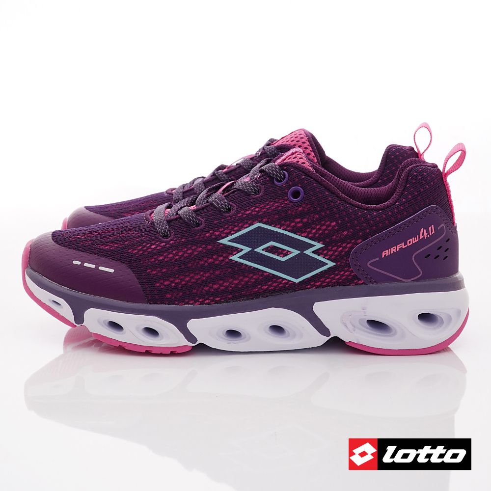 LOTTO樂得 - AIRFLOW4-女段休閒運動鞋-運動鞋-紫