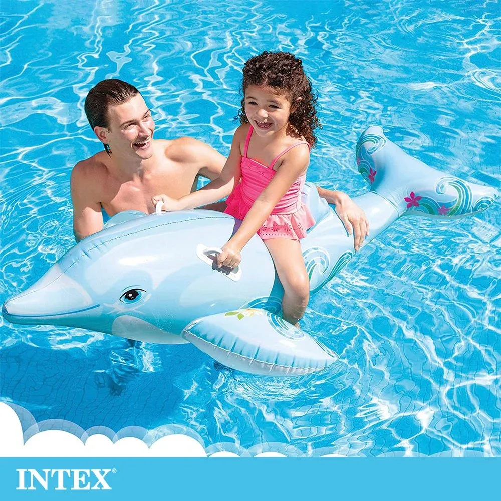 INTEX - 小花海豚座騎(175x66cm) 適3歲+(58535NP)