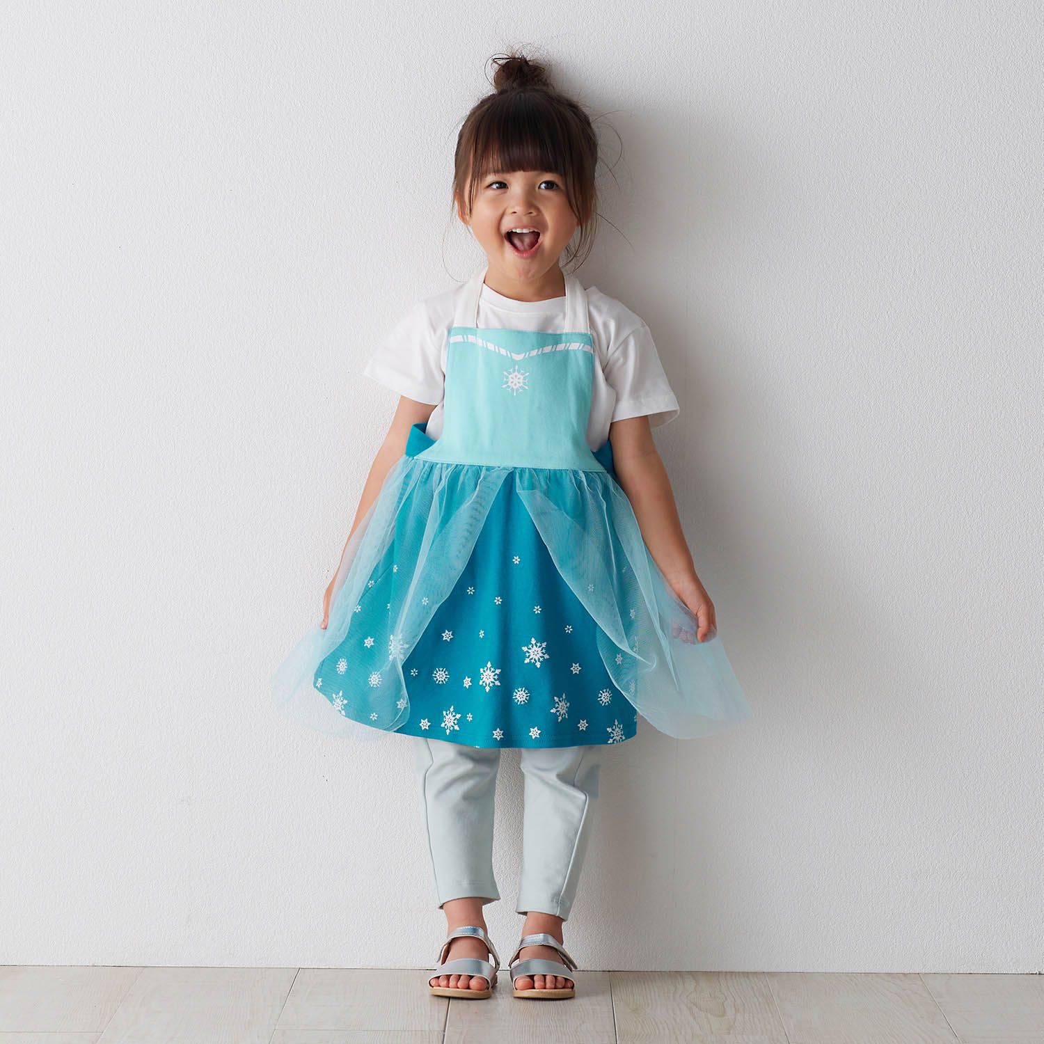 日本千趣會 - 公主圍裙式洋裝-卡通人物樂佩-粉紫