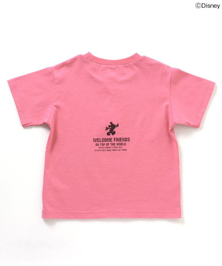 日本 BREEZE - 迪士尼聯名 印花短袖上衣-旅行郵票-紫色高飛狗