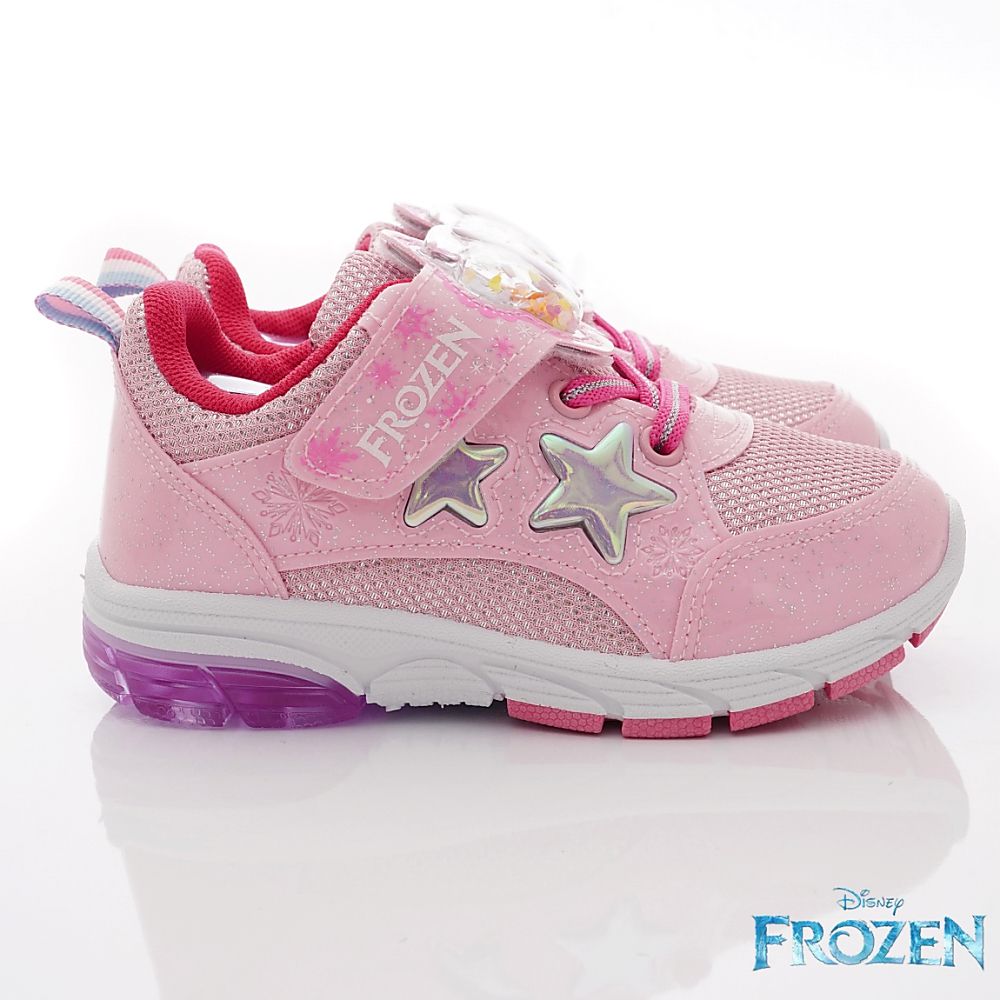 冰雪奇緣 - 台灣製冰雪奇緣電燈運動鞋(中小童段)-運動鞋-粉
