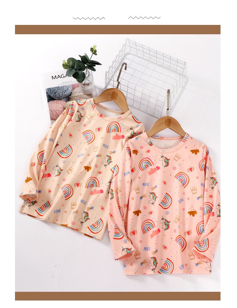 MAMDADKIDS - 棉質長袖上衣-小獅子-深藍色-2件組