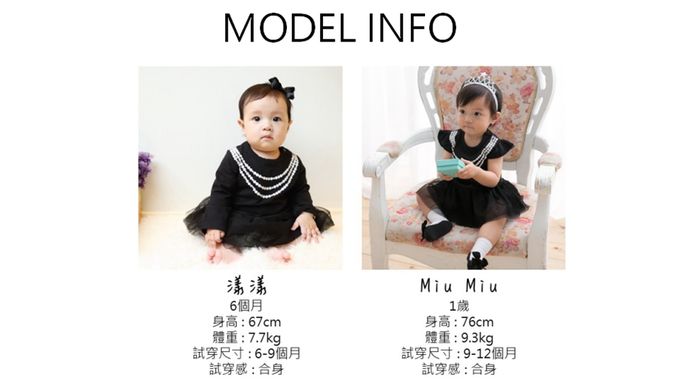 日安朵朵 - 女嬰雪紡蓬蓬裙連身衣 –MIT台灣製奧黛莉赫本(送皇冠髮帶)-短袖 (3-6個月)