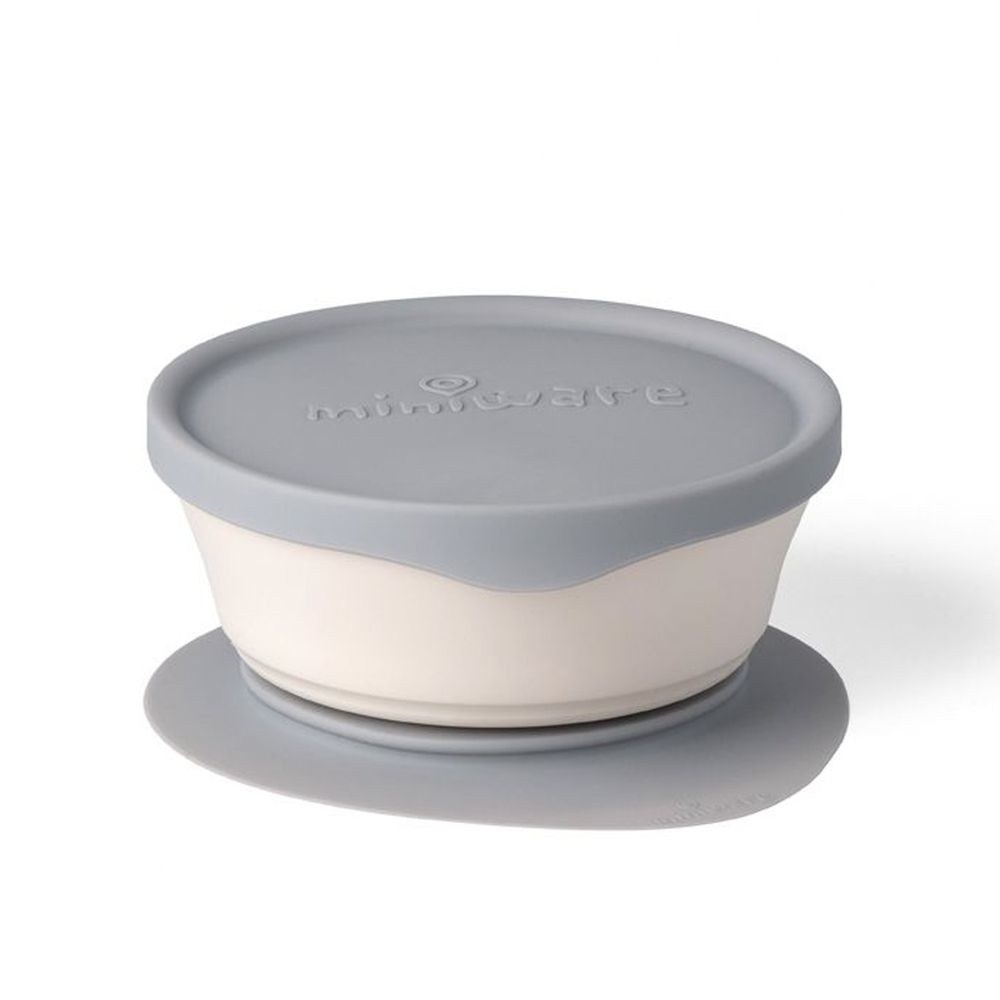 美國 Miniware - 微兒天然寶貝用品系列-天然聚乳酸 麥片碗組-芝麻