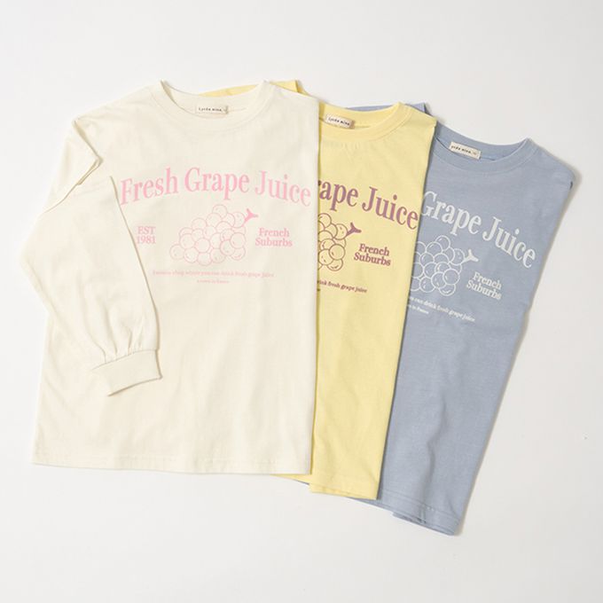 日本 Lycee mine - 休閒印花寬版開口長袖上衣-LOVLEY-粉紅