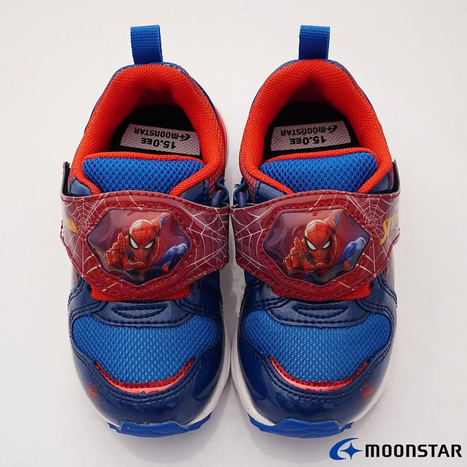 Moonstar日本月星 - 漫威聯名電燈機能童鞋-MVL0155藍(中小童)-機能運動鞋-藍