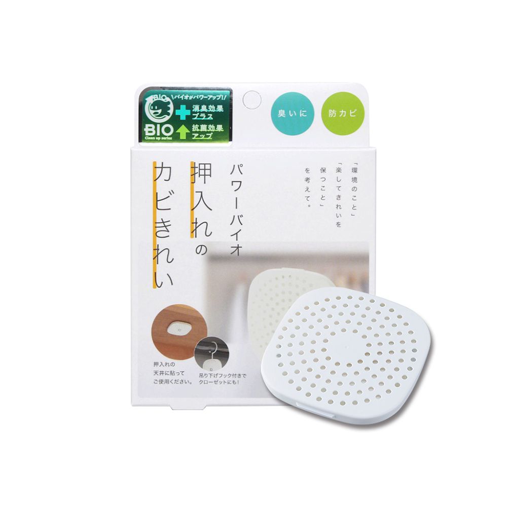 日本 COGIT - 日製BIO可掛式長效除臭防霉貼片盒(威力加強版)-衣櫃/櫥櫃用-3入
