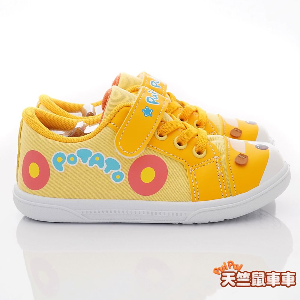 天竺鼠車車 - 台灣製天竺鼠車車休閒鞋(中小童段)-休閒鞋-黃