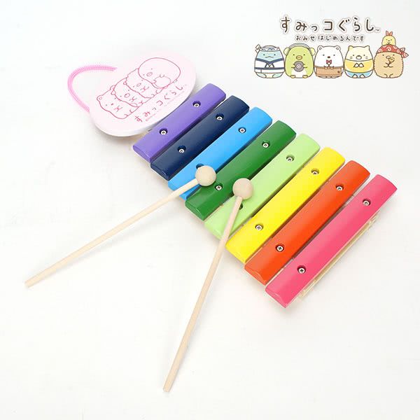 日本進口 - 【Fans】日版 角落生物Sumikko Gurashi 木琴-B款 粉色