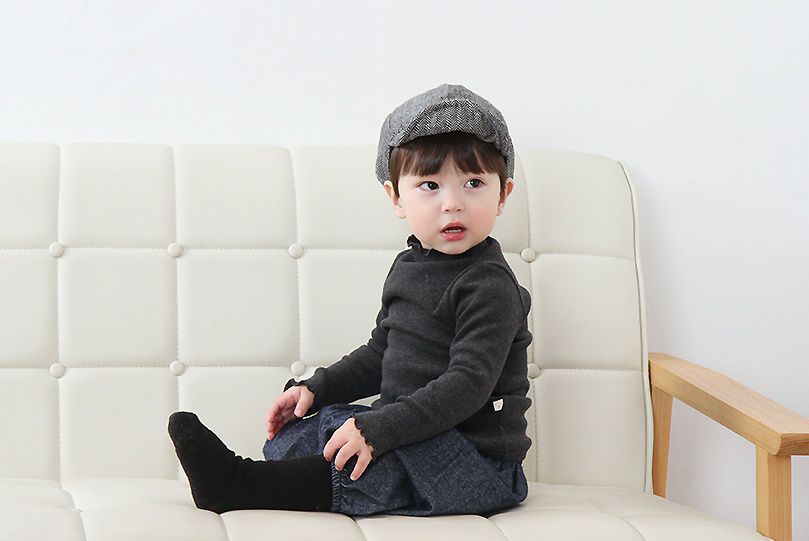 韓國 Babyblee - 紋路棒球帽-綠 (FREE)