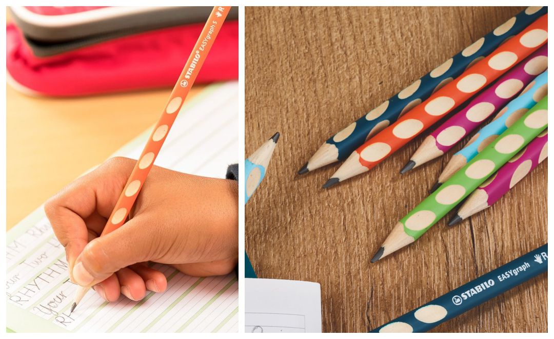 STABILO思筆樂 - 洞洞筆 鉛筆系列 左手 HB(藍綠) 6支入