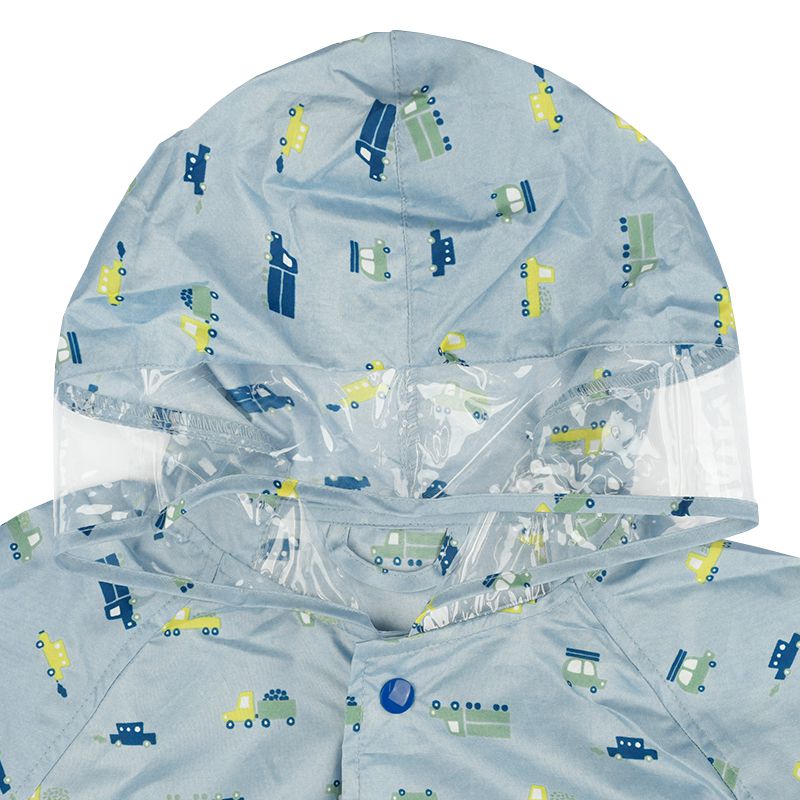 akachan honpo - 雨衣-汽車-淺藍色