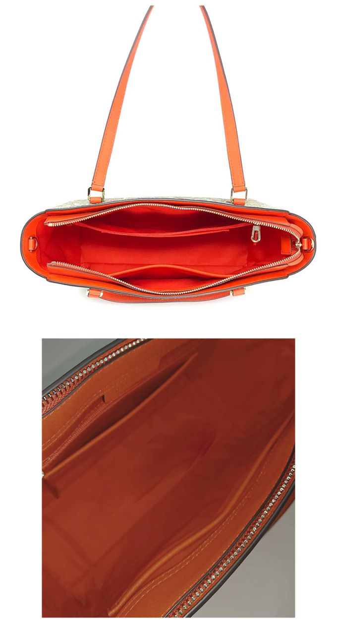 TORY BURCH - 印花皮革托特包 (叢林鳥)