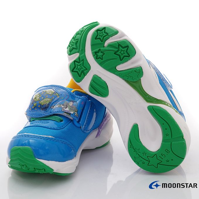 Moonstar日本月星 - 三眼怪休閒童鞋-DNC13025藍(中小童)-機能運動鞋-藍