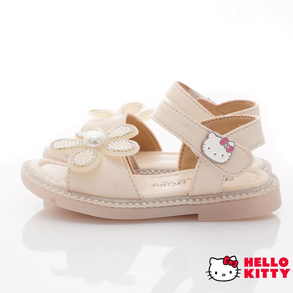 HELLO KITTY - 公主涼鞋（中小童段）-米