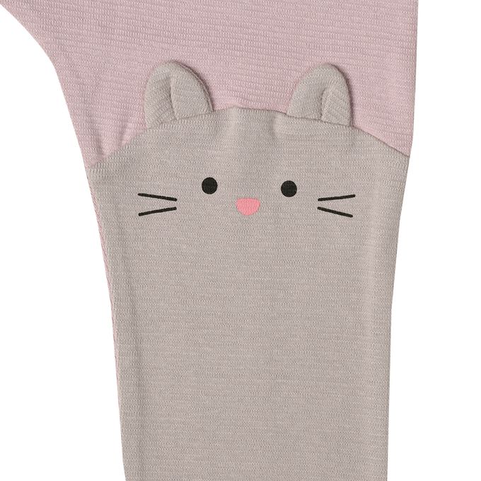 akachan honpo - 10分褲-動物立體耳朵-紫色