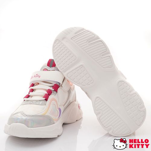 HELLO KITTY-老爹運動童鞋-723207白(中大童段)-運動鞋-白