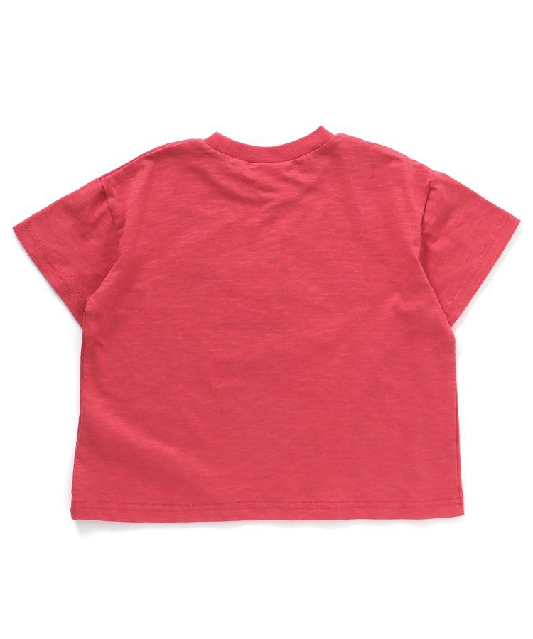 日本 BREEZE - 彩色標語短袖上衣-寶石藍