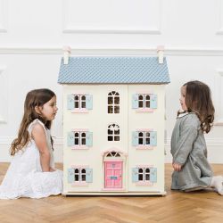 英國 Le Toy Van - 【夢幻娃娃屋】蘇格蘭櫻花官邸娃娃屋 (精品裝潢不含家具)