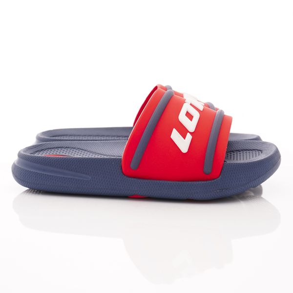 LOTTO - 童鞋-經典拖鞋(中童)-藍紅