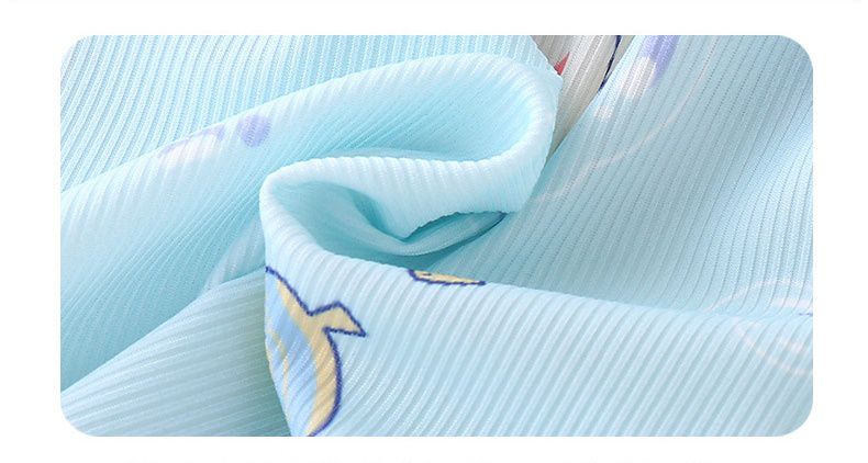 親子冰絲短袖家居服套裝/空調服-愛心熊熊-奶油白