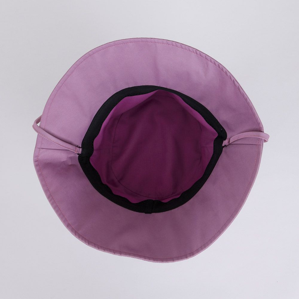 日本女裝代購 - 可折疊 抗UV防潑水綁帶遮陽帽-檸檬黃 (F(頭圍58cm))