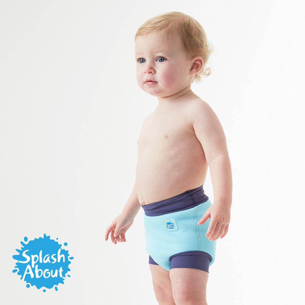 Splash About 潑寶 - 3D加強版 游泳尿布褲-海洋藍